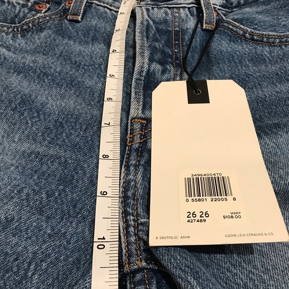 NWT Levi’s Women’s Wedgie Straight Fit Jeans Size 26 - Picture 14 of 14